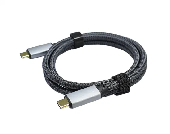 Câble de remplissage rapide tissé du filet 10 Gbps 100W USB C